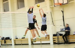 Vienų iš Vyrų tinklinio lygos lyderių dvikovoje – Kelmės TK „Spartakas“ komandos pergalė