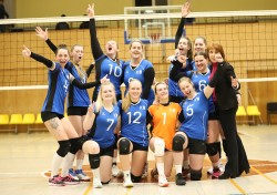 NSTL  KU merginos švenčia pergalę prieš KTU 3:0