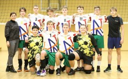 KTML vyrų tinklinio lygoje KSM ,,Startas ‒1“ komanda švenčia pergalę prieš MG Volley ‒ TicElkas komandą.